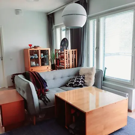 Modern Urban Retreat With Sauna, Balcony & Gym Access In Kauniainen Esbo